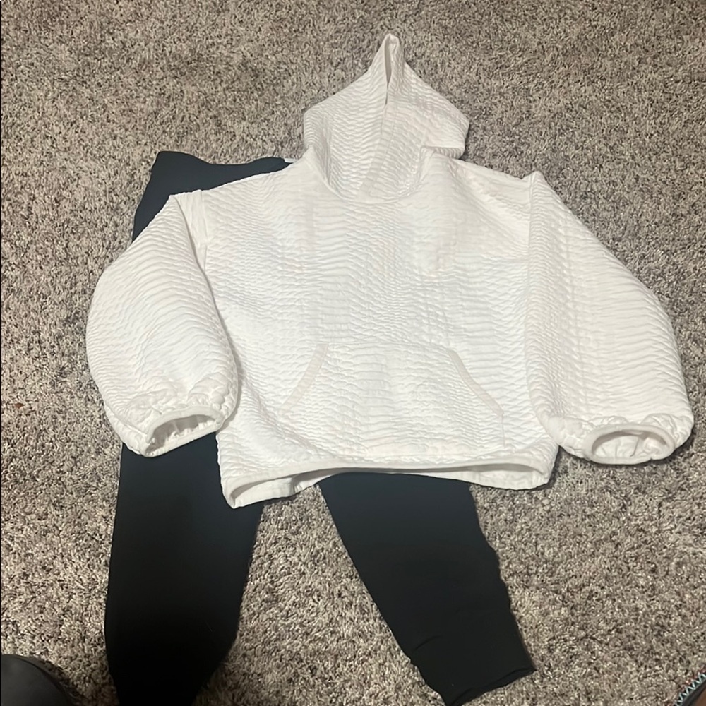 DSG Black and White Matching Leggings Set